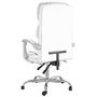 Voir la diapositive 5 : VIDAXL Fauteuil inclinable de bureau Blanc Similicuir