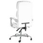 Voir la diapositive 5 : VIDAXL Fauteuil inclinable de bureau Blanc Similicuir