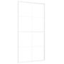Voir la diapositive 2 : VIDAXL Porte coulissante Verre ESG et aluminium 102,5x205 cm Blanc