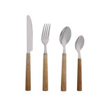 Ménagère 24 pièces façon bois