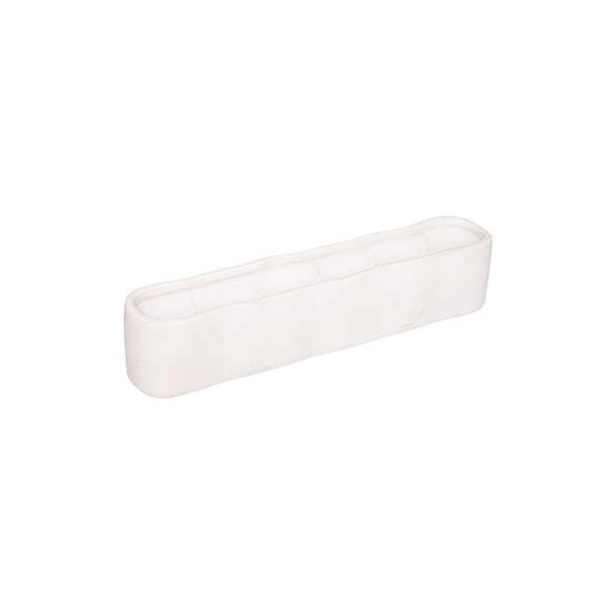 ATMOSPHERA Bougie déco en céramique  carmen  25cm blanc