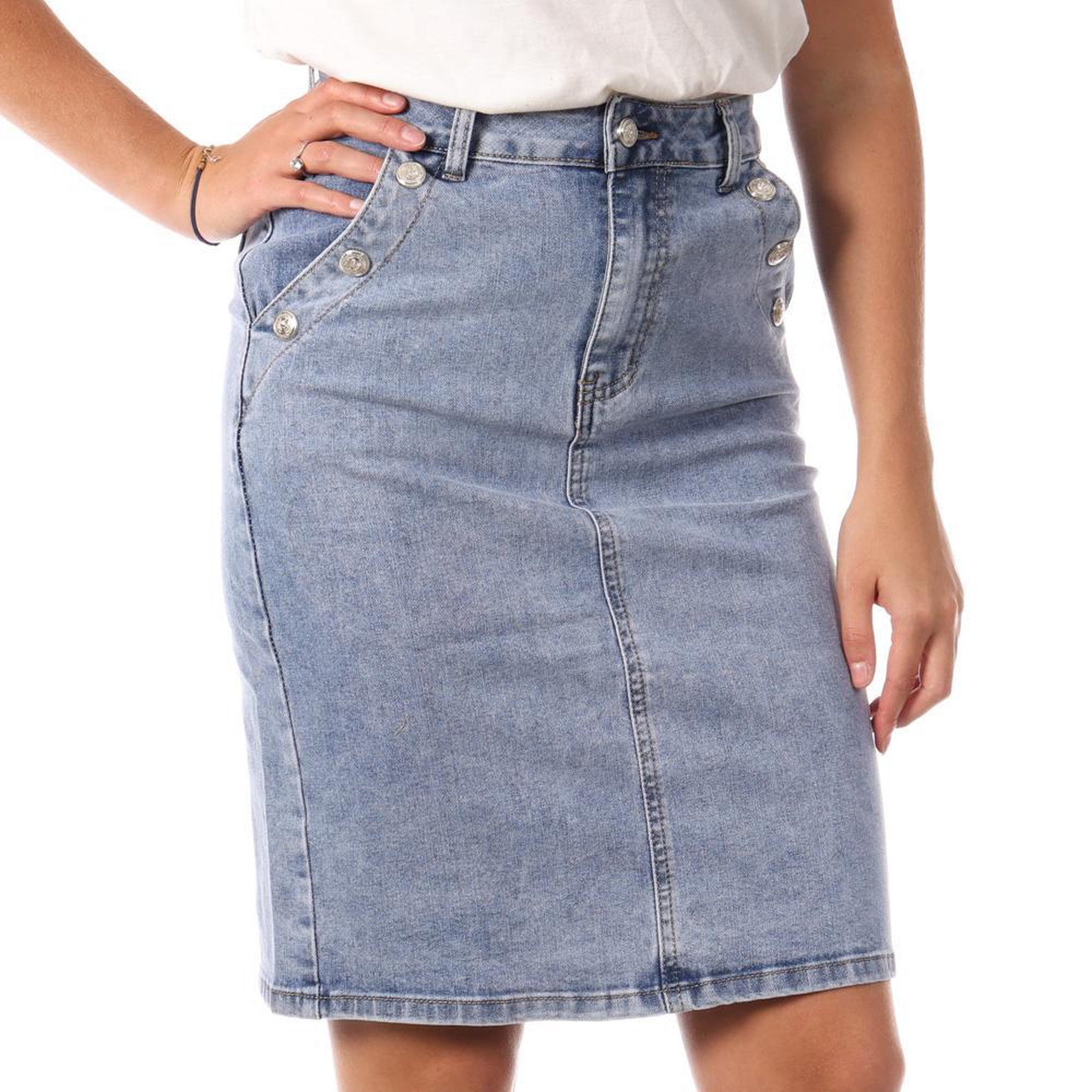 MONDAY PREMIUM Jupe  Femme Monday Premium Light Blue Monday. Coloris disponibles : Bleu