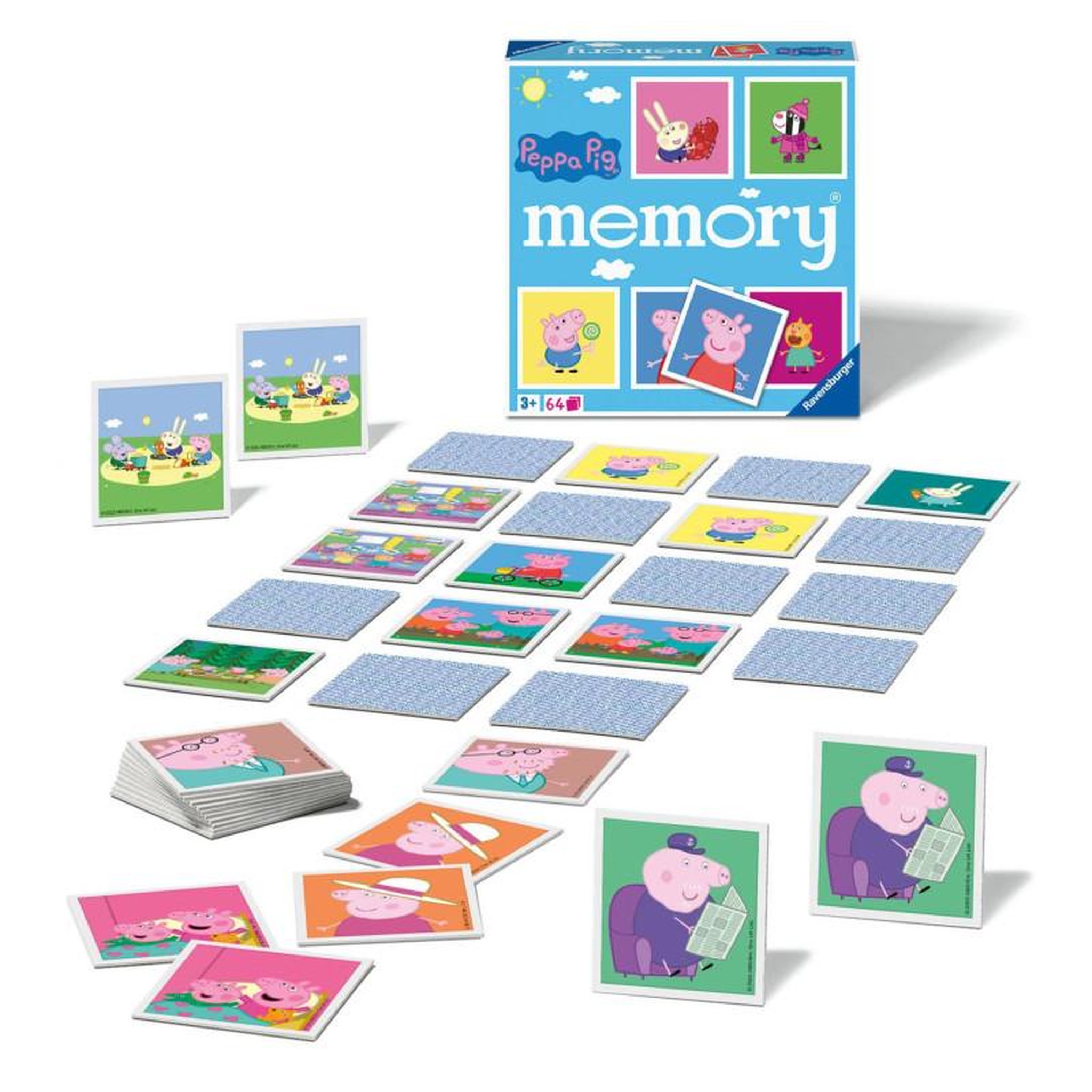 Voir la diapositive 2 : RAVENSBURGER Ravensburger Memory Peppa Pig 208869