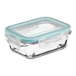 FIVE Boîte de Conservation Verre  Clipeat  330ml Bleu