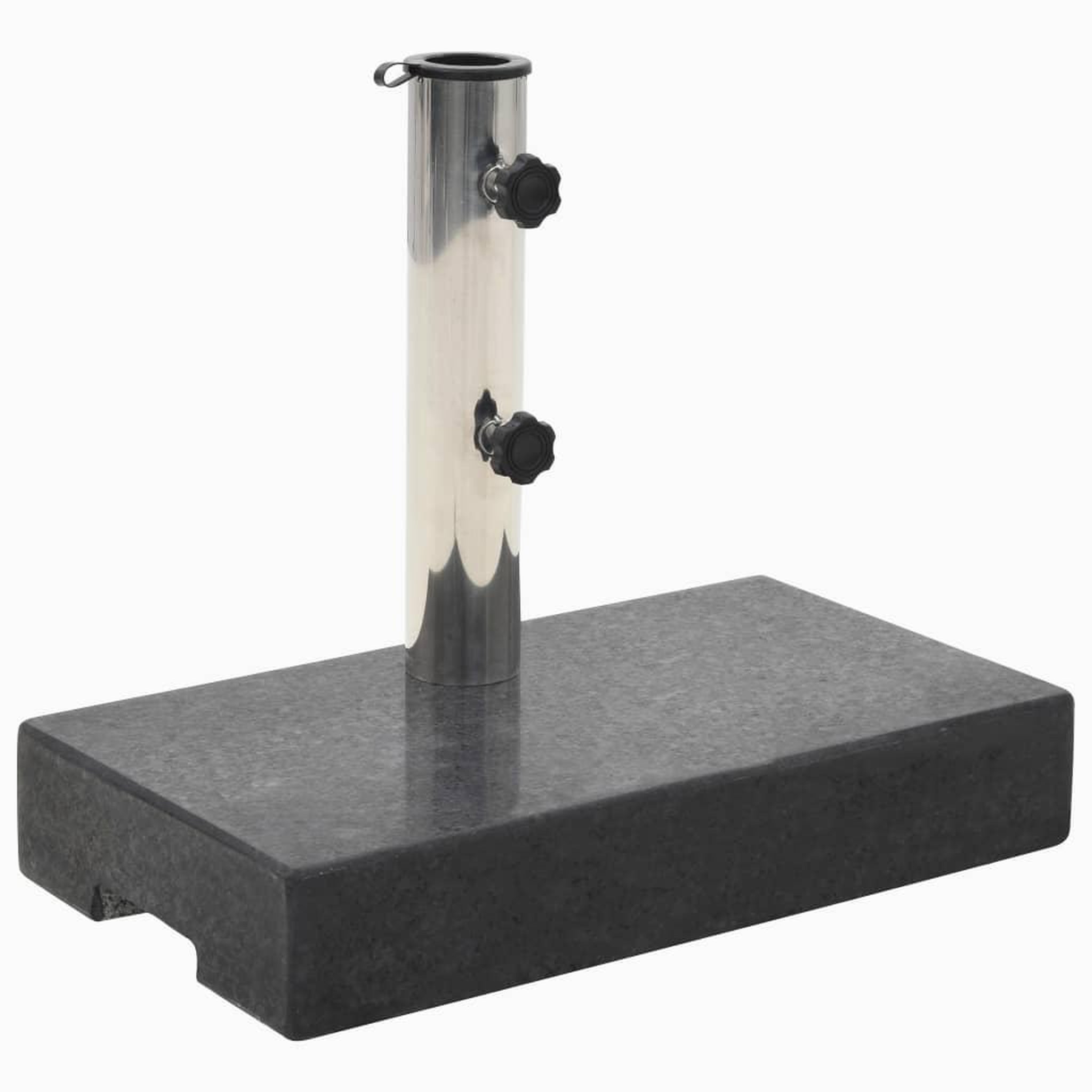 Voir la diapositive 1 : VIDAXL Socle de parasol rectangulaire Granite 25 kg Noir