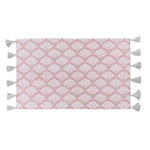 Paris Prix Tapis Déco à Pompons  Art Chic  50x80cm Rose