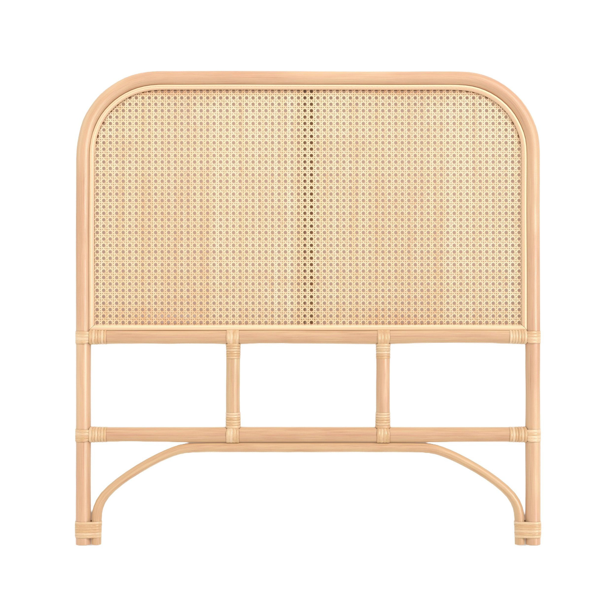MAISON PAVANE Tête de lit en rotin et cannage 90 cm-naïra