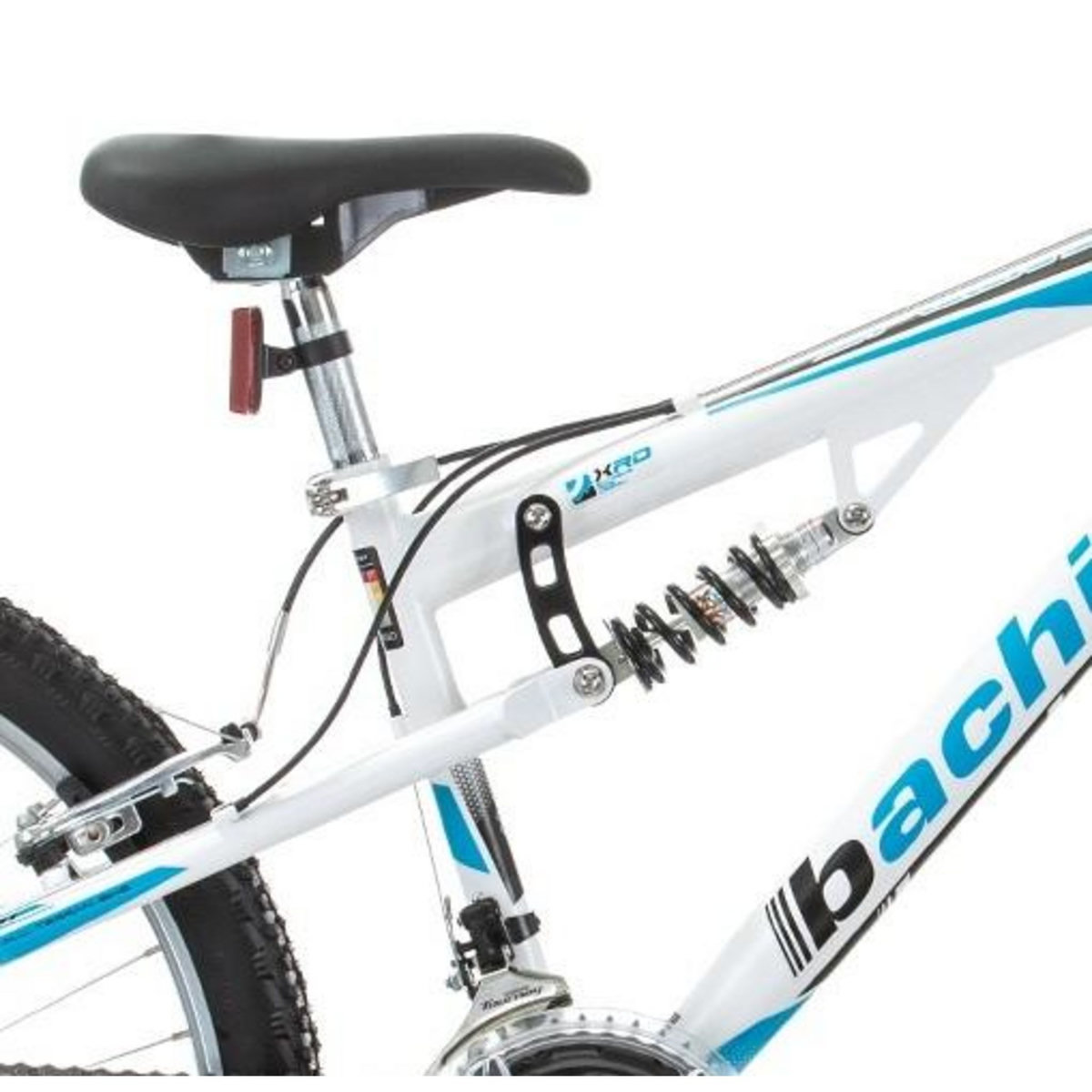 BACHINI Vélo enfant - VTT 24''  - Modèle Tout Suspendu avec transmission complète Shimano pour enfant de taille comprise entre 1.35 et 1.60m + Garde Boues offerts !