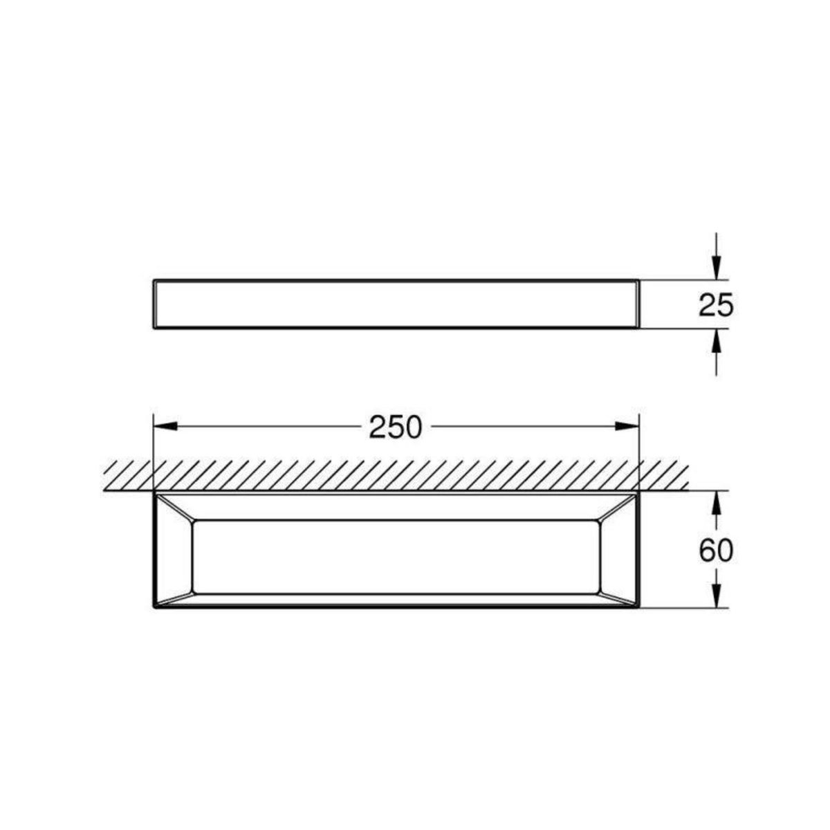 Grohe Porte-serviette SELECTION CUBE GROHE 40766000 chrome