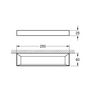 Voir la diapositive 3 : Grohe Porte-serviette SELECTION CUBE GROHE 40766000 chrome