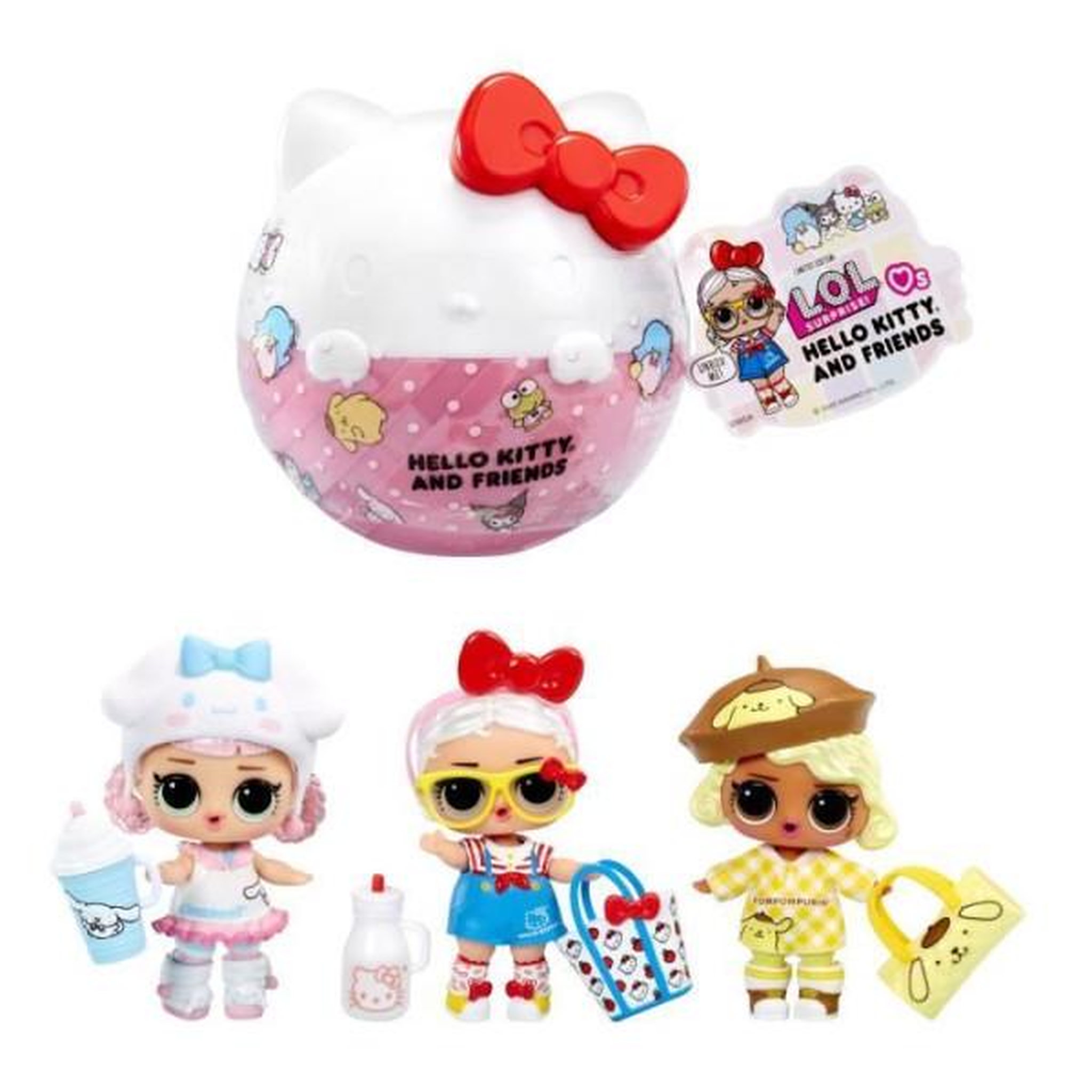 Voir la diapositive 3 : L.O.L. SURPRISE! L.O.L. Surprise Loves Hello Kitty Tots Poupées 7,5 cm - Des 3 ans