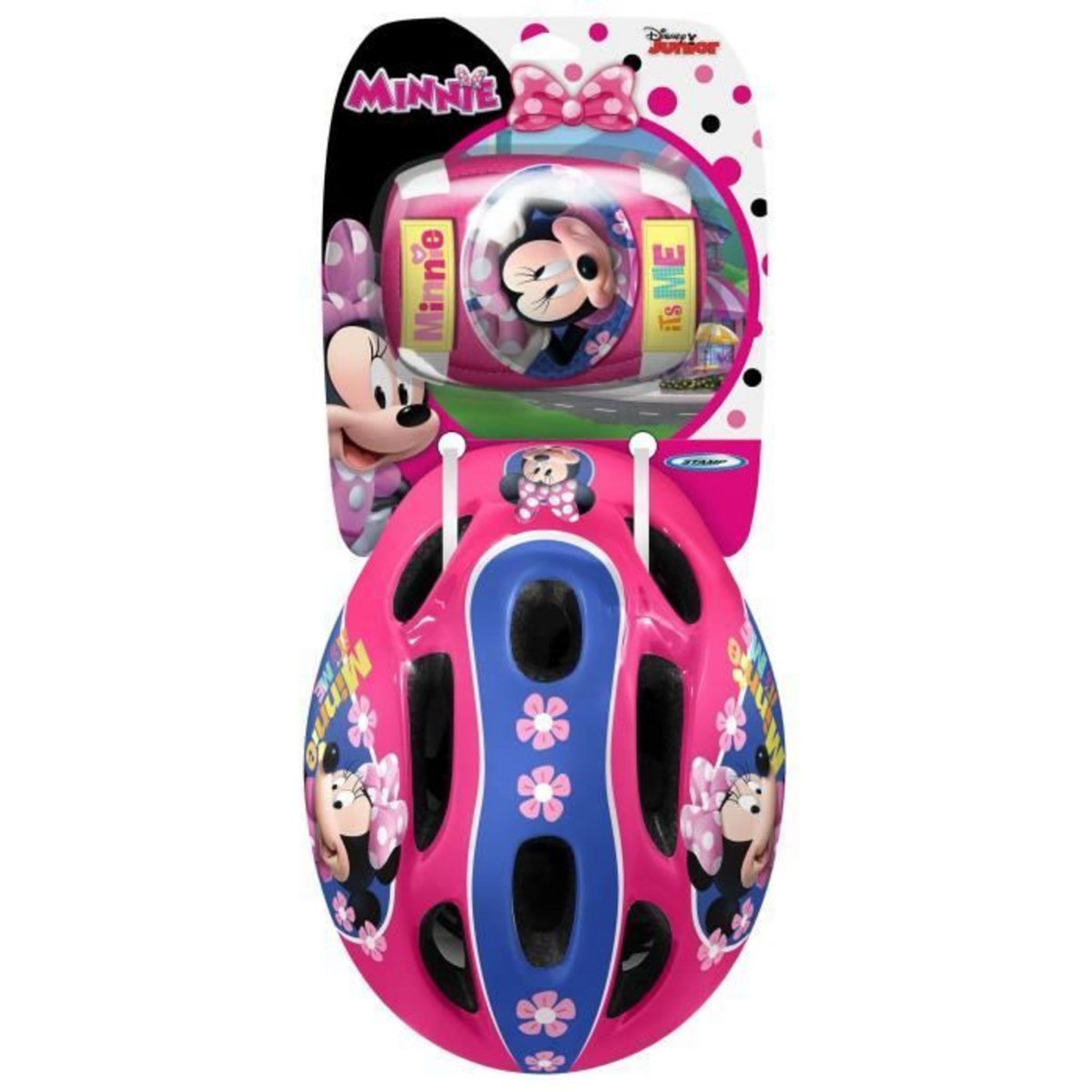 MINNIE Pack Casque + Coudières + Genouillères MINNIE