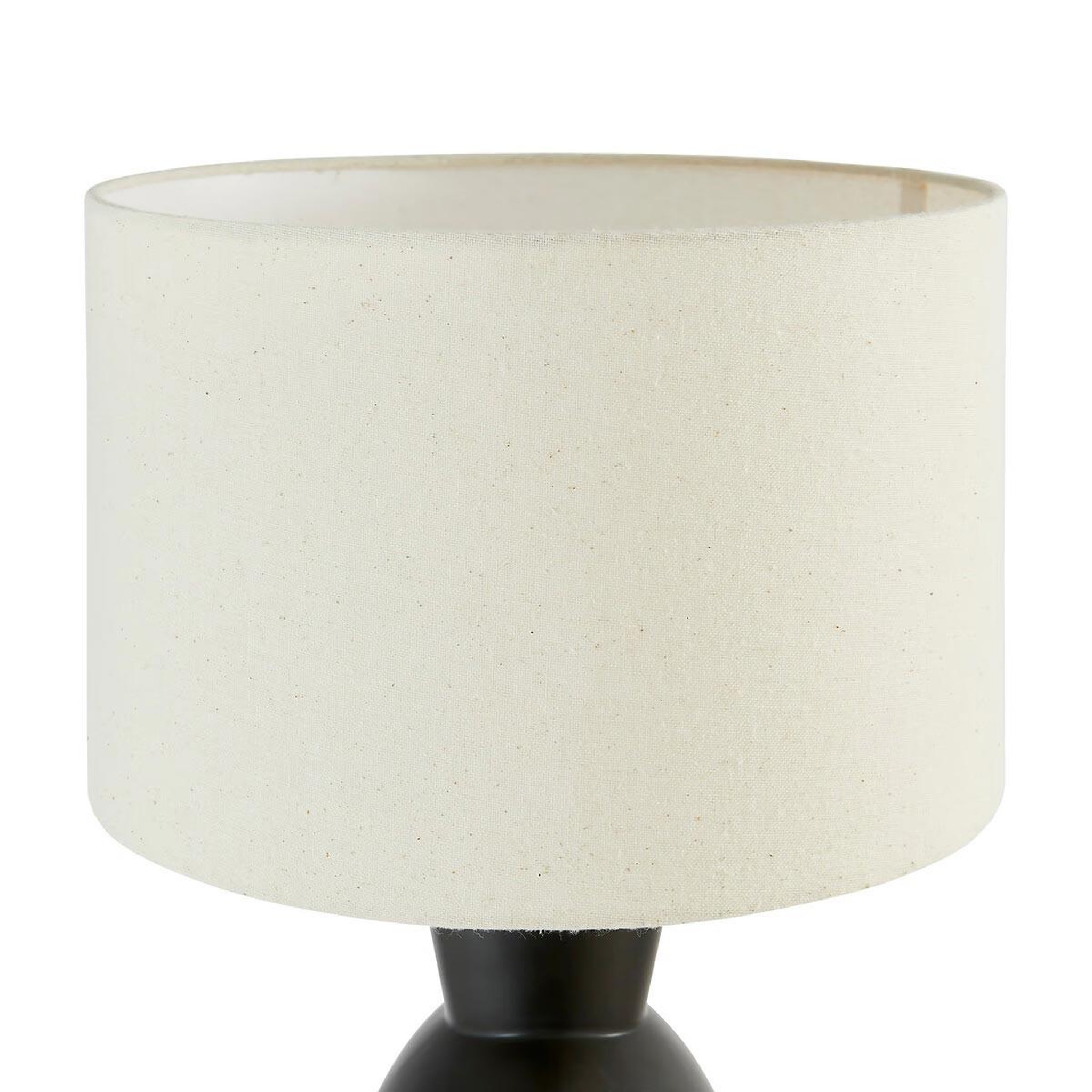 Voir la diapositive 2 : ATMOSPHERA Lampe à poser en céramique  yulia  59cm noir