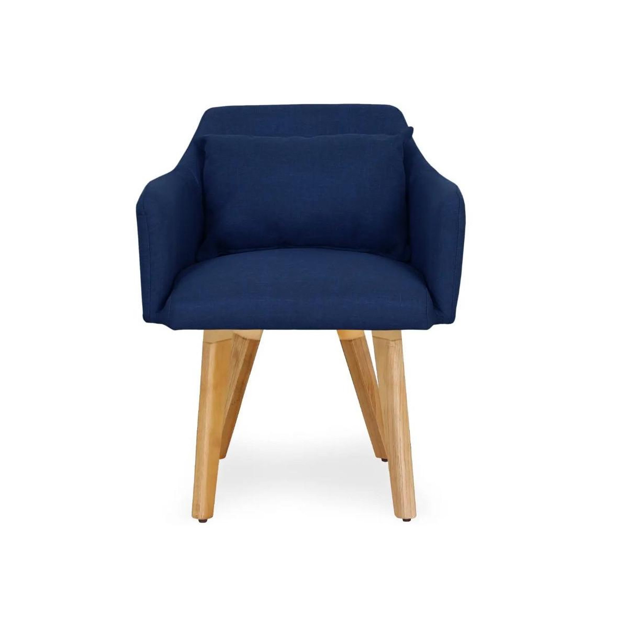 Voir la diapositive 2 : Paris Prix Fauteuil scandinave  alan  70cm bleu
