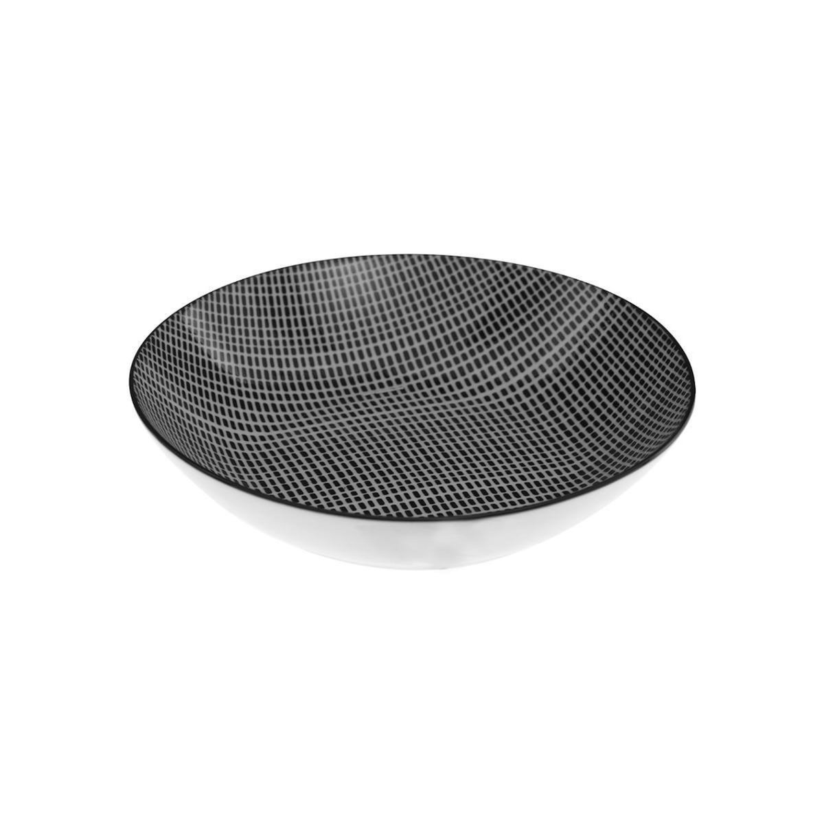 SECRET DE GOURMET Service de Table 18 Pièces  Bohemia Square  27cm Noir