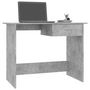 Voir la diapositive 3 : VIDAXL Bureau Gris beton 100x50x76 cm Bois d'ingenierie