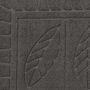 Voir la diapositive 2 : Paris Prix Tapis d'Entrée Demi-Lune  Feuilles  45x75cm Gris