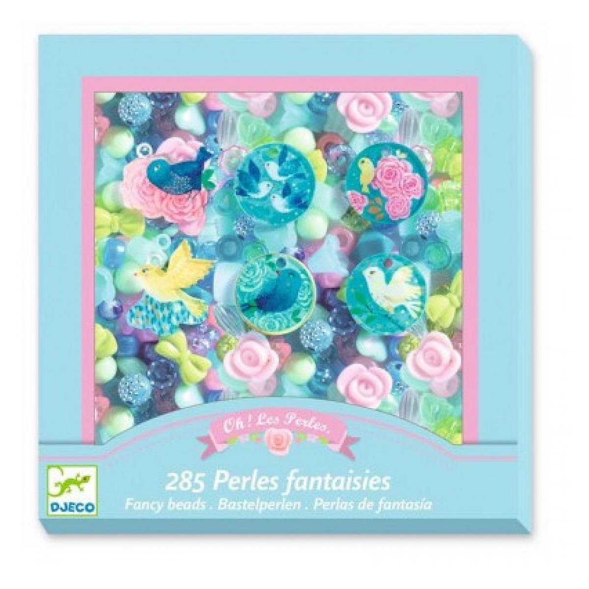 Djeco Perles fantaisies theme oiseaux