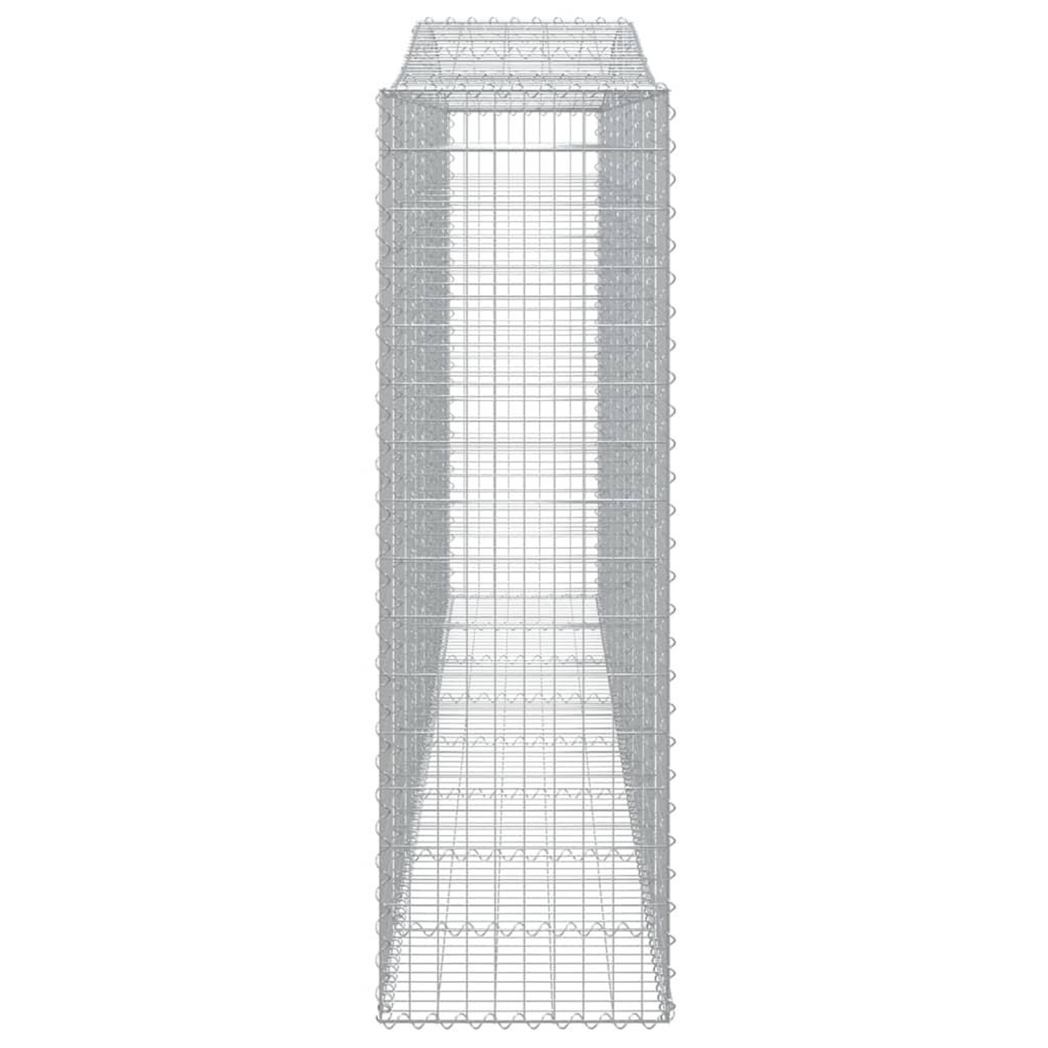 Voir la diapositive 5 : VIDAXL Paniers a gabions arques 9 pcs 400x50x160/180 cm fer galvanise
