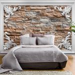 Paris Prix Papier Peint  Brick in the Frame Brown. Coloris disponibles : Multicolore