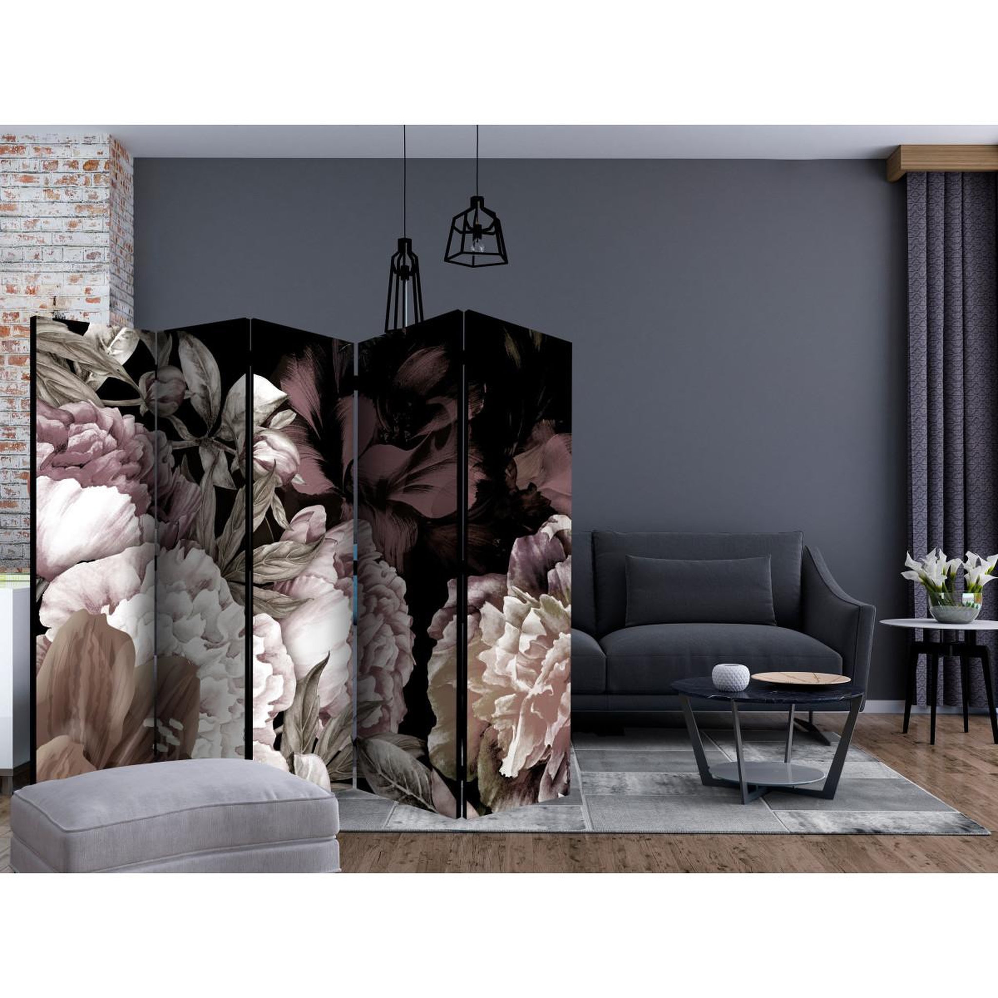 Voir la diapositive 2 : Paris Prix Paravent 5 volets  blissful sleep  172x225cm