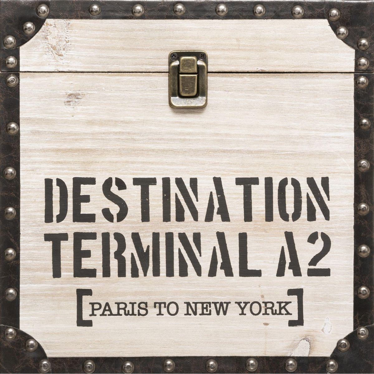 ATMOSPHERA 3 Malles carrées design bois Factory - Marron