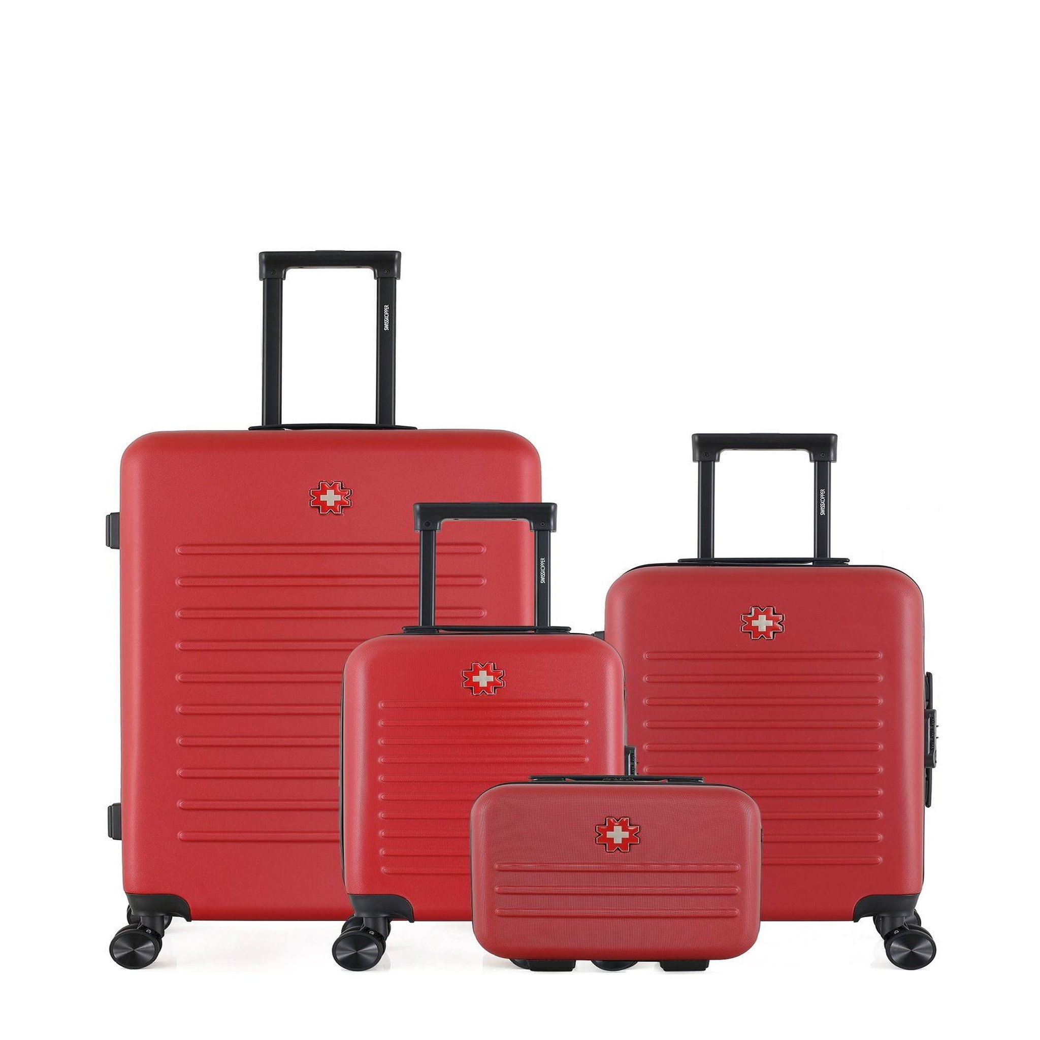 SWISS KOPPER Swiss kopper - lot de 4 - valises grand format, cabine, cabine xxs et vanity wil