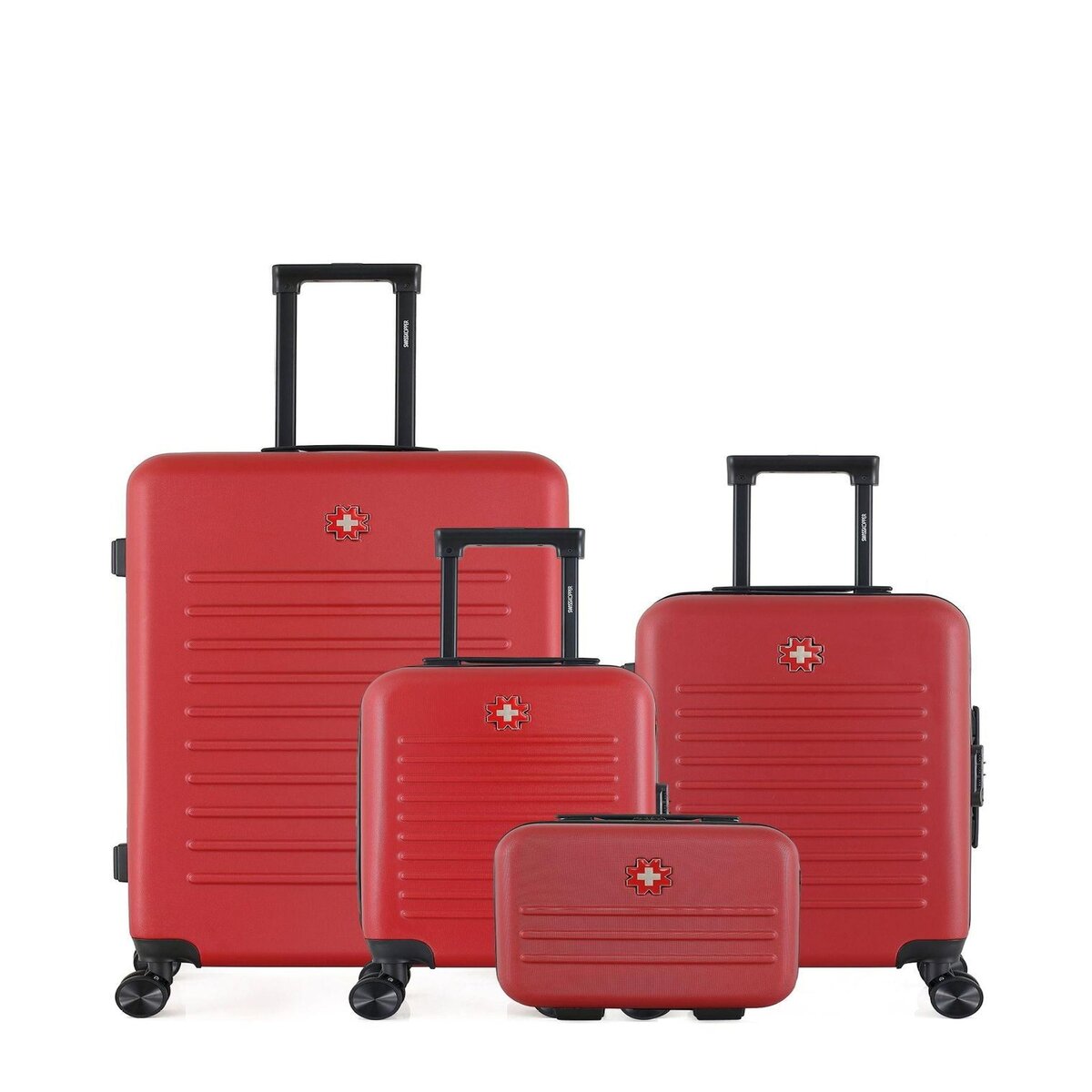 SWISS KOPPER SWISS KOPPER - LOT DE 4 - Valises grand format, cabine, cabine XXS et vanity WIL