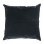 Voir la diapositive 2 : Paris Prix Coussin Déco en Cuir  Zèbre  46x48cm Noir