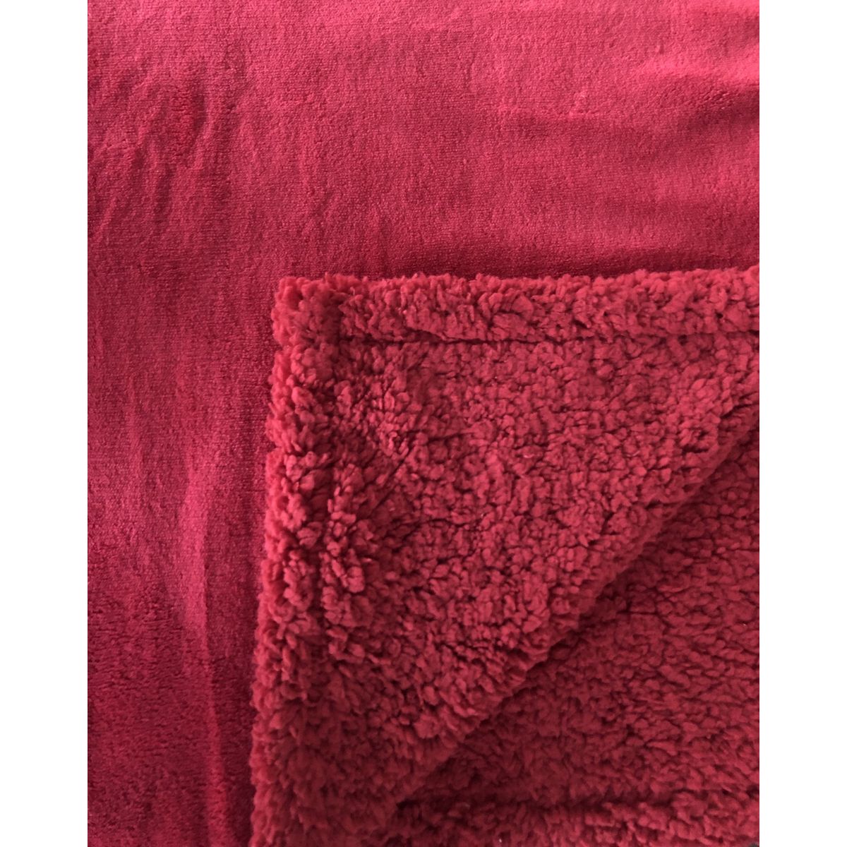 ACTUEL Plaid unie double face en polyester 240g/m² SANTA WORKSHOP