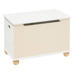 Atmosphera Kids Coffre à Jouets Enfant  Bouli  60cm Beige