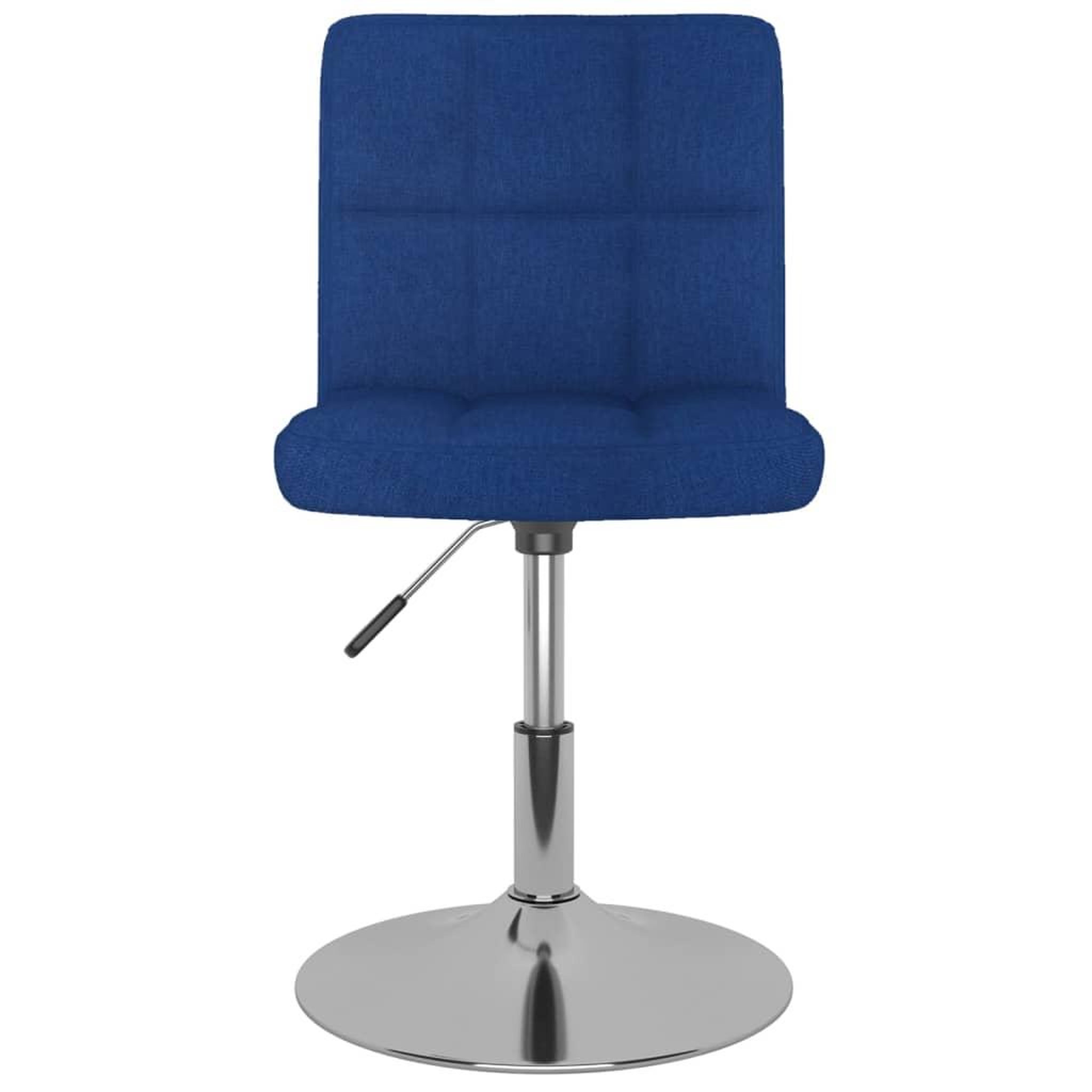 Voir la diapositive 5 : VIDAXL Chaises pivotantes a manger lot de 6 bleu tissu