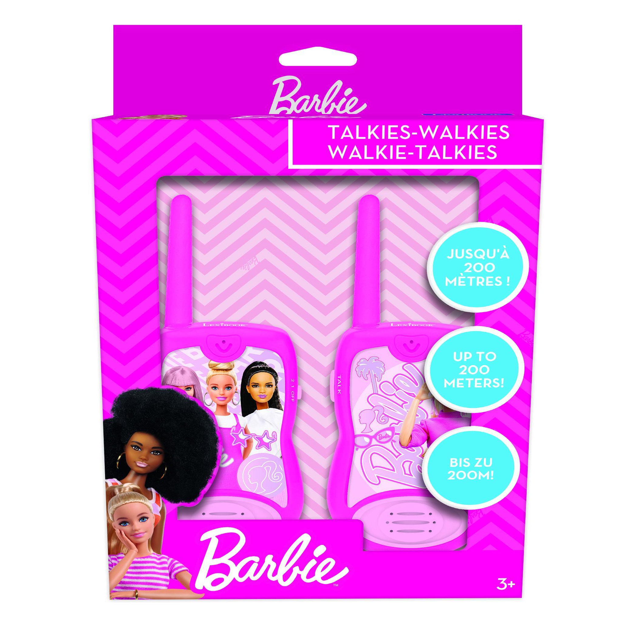 Voir la diapositive 3 : Lexibook Talkies-Walkies Barbie portée 200m