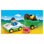 Voir la diapositive 3 : PLAYMOBIL 70181- 1.2.3 - Cavalière + voiture