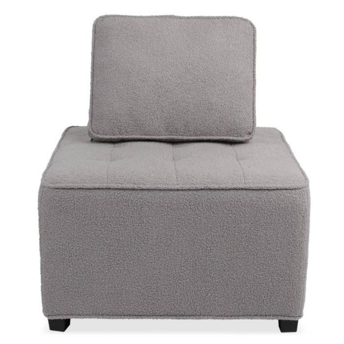 Paris Prix Module Fauteuil  Bouclette  82cm Gris
