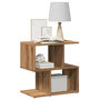 Voir la diapositive 1 : VIDAXL Table de chevet chene artisanal 50x30x51,5 cm bois d'ingenierie