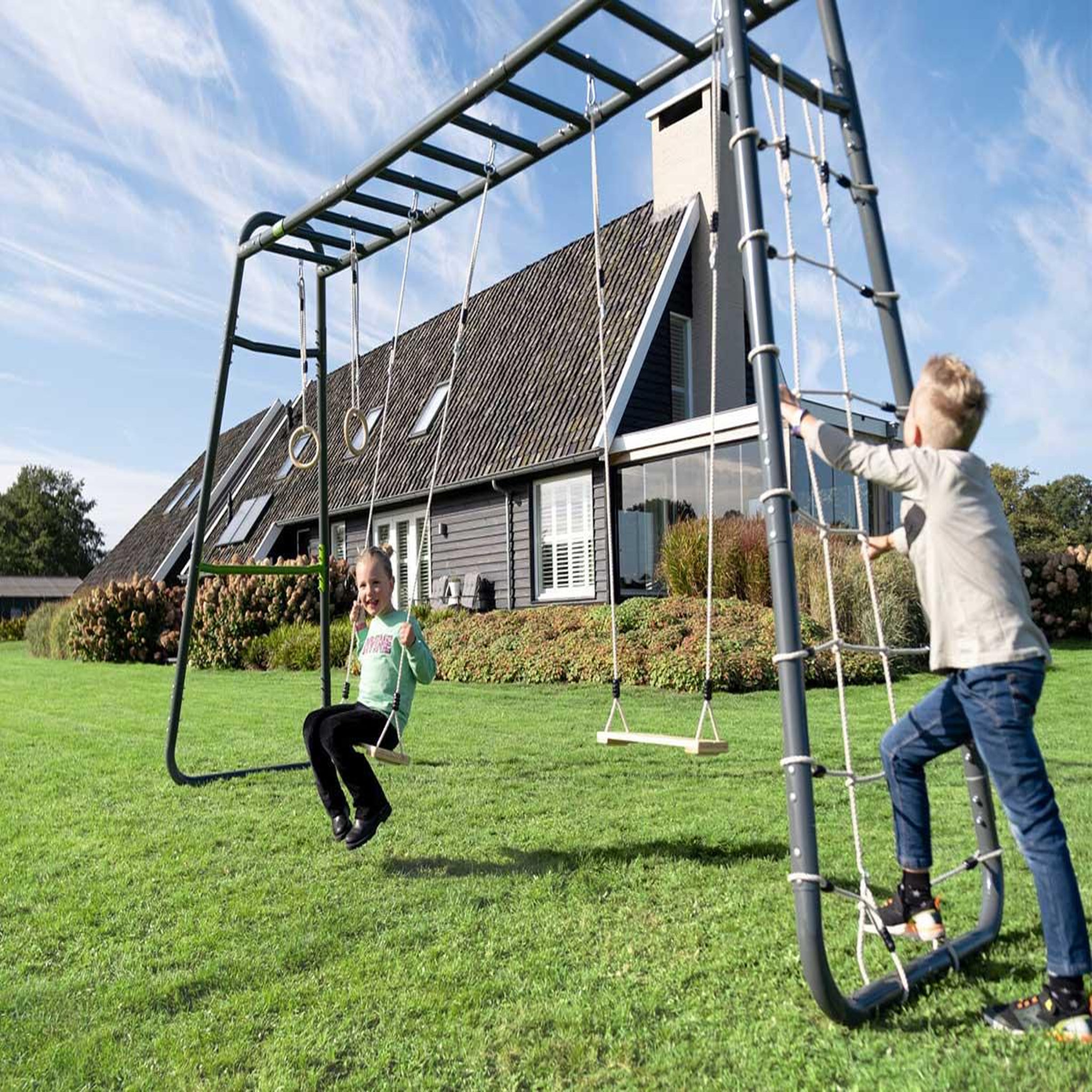 Voir la diapositive 2 : EXIT TOYS Structure fitnesse getset monkeybar mb310 - exit toys