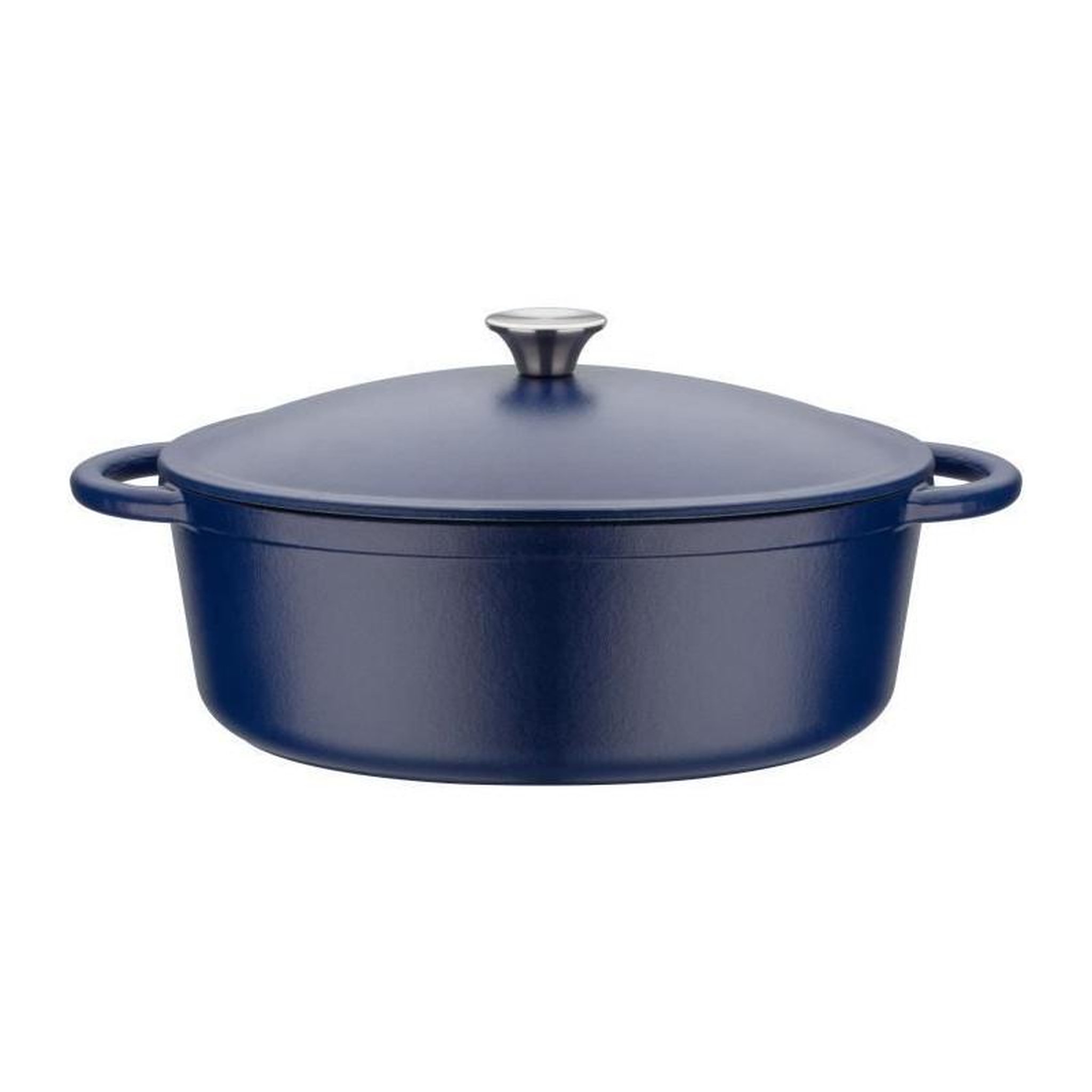 GSW Cocotte fonte massive - GSW - BLUE MAGIC - 33 x 25 cm - Ovale - Induction - Bleu