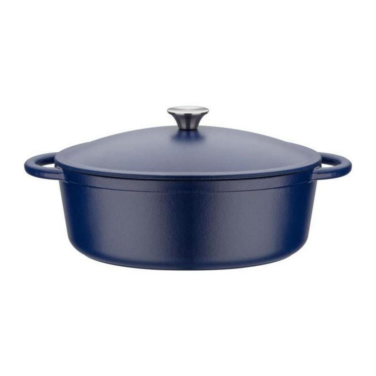 GSW Cocotte fonte massive - GSW - BLUE MAGIC - 33 x 25 cm - Ovale - Induction - Bleu