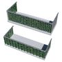 Voir la diapositive 4 : tectake Brise vue PVC pour balcon Résistant aux intempéries et résistant aux UV imprimé buis