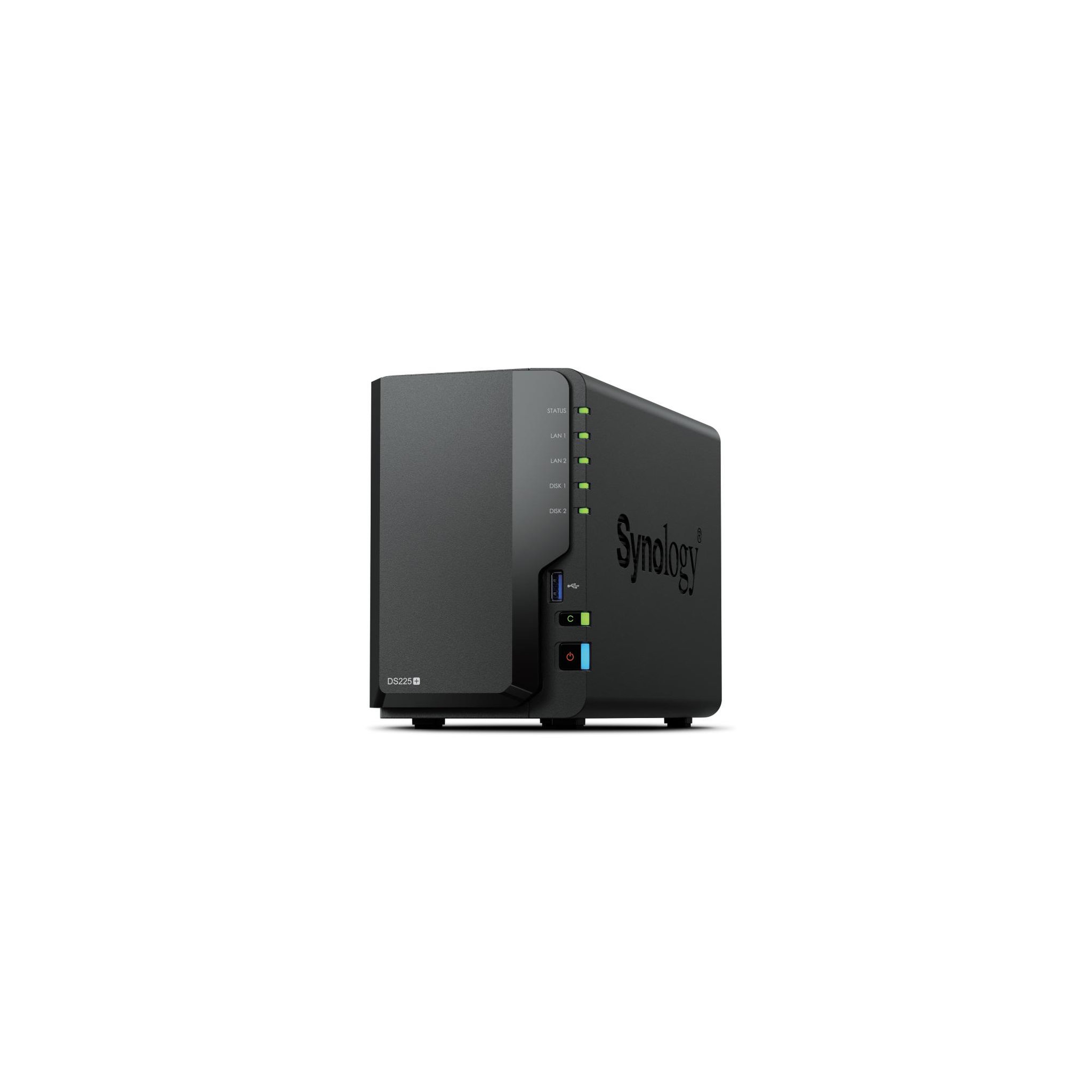 SYNOLOGY Synology ds225+ – nas desktop 2 baies – processeur dual-core – compact & performant