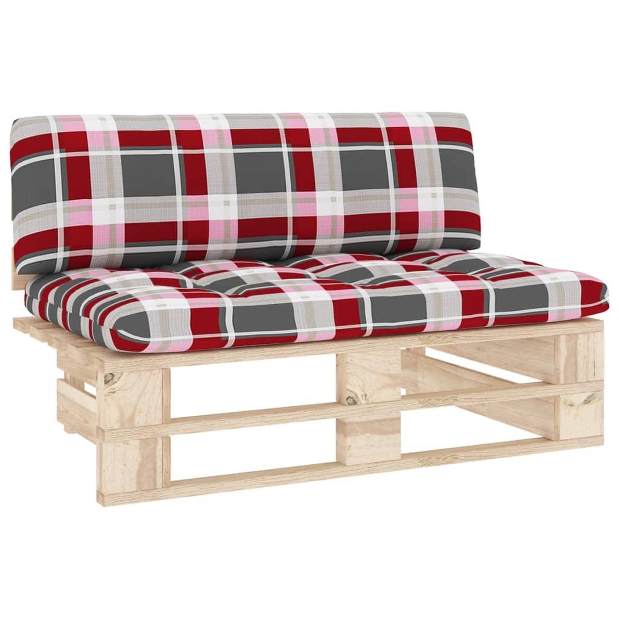 Voir la diapositive 2 : VIDAXL Canape central palette de jardin bois de pin impregne