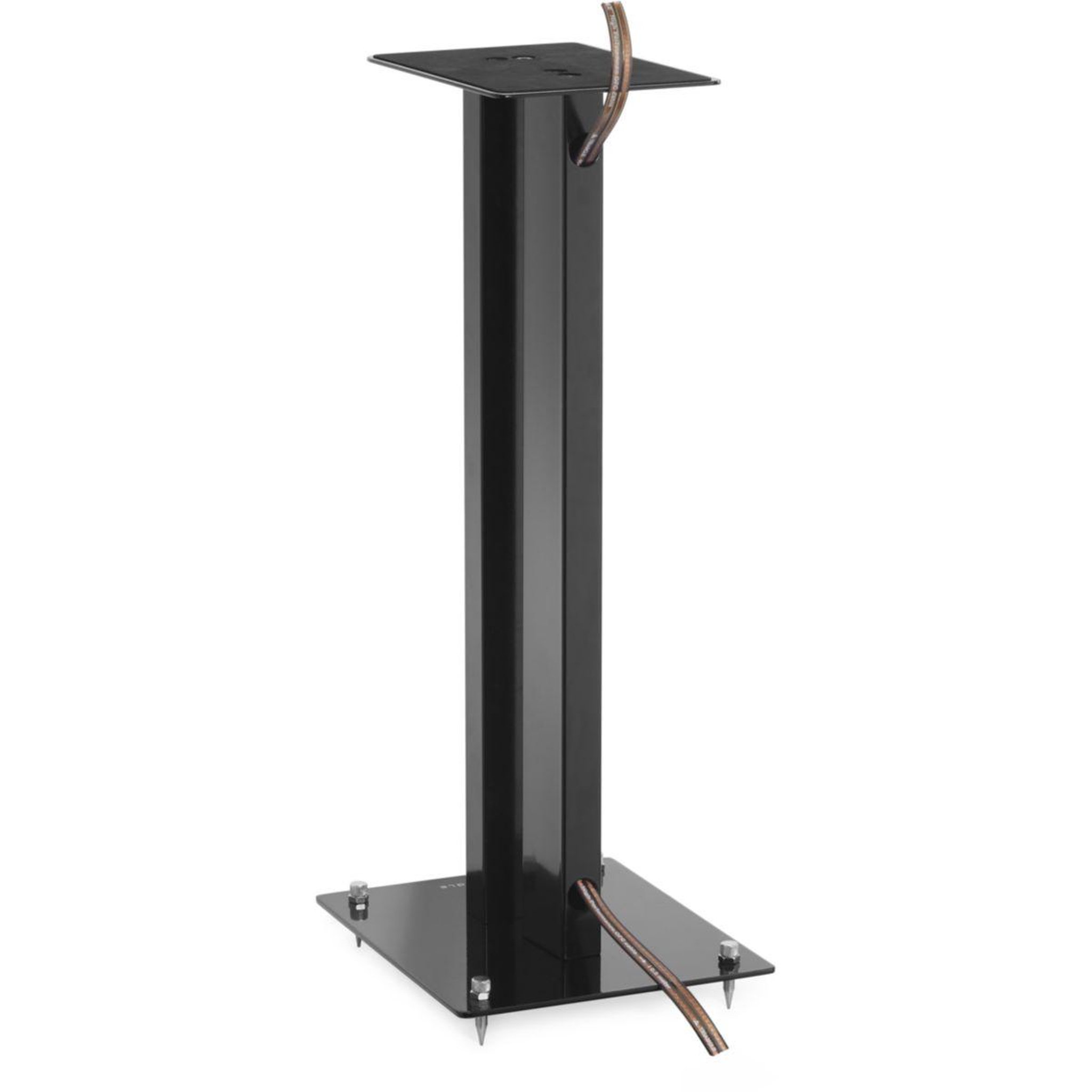 Voir la diapositive 2 : Triangle Support enceinte s02 noir (la paire)