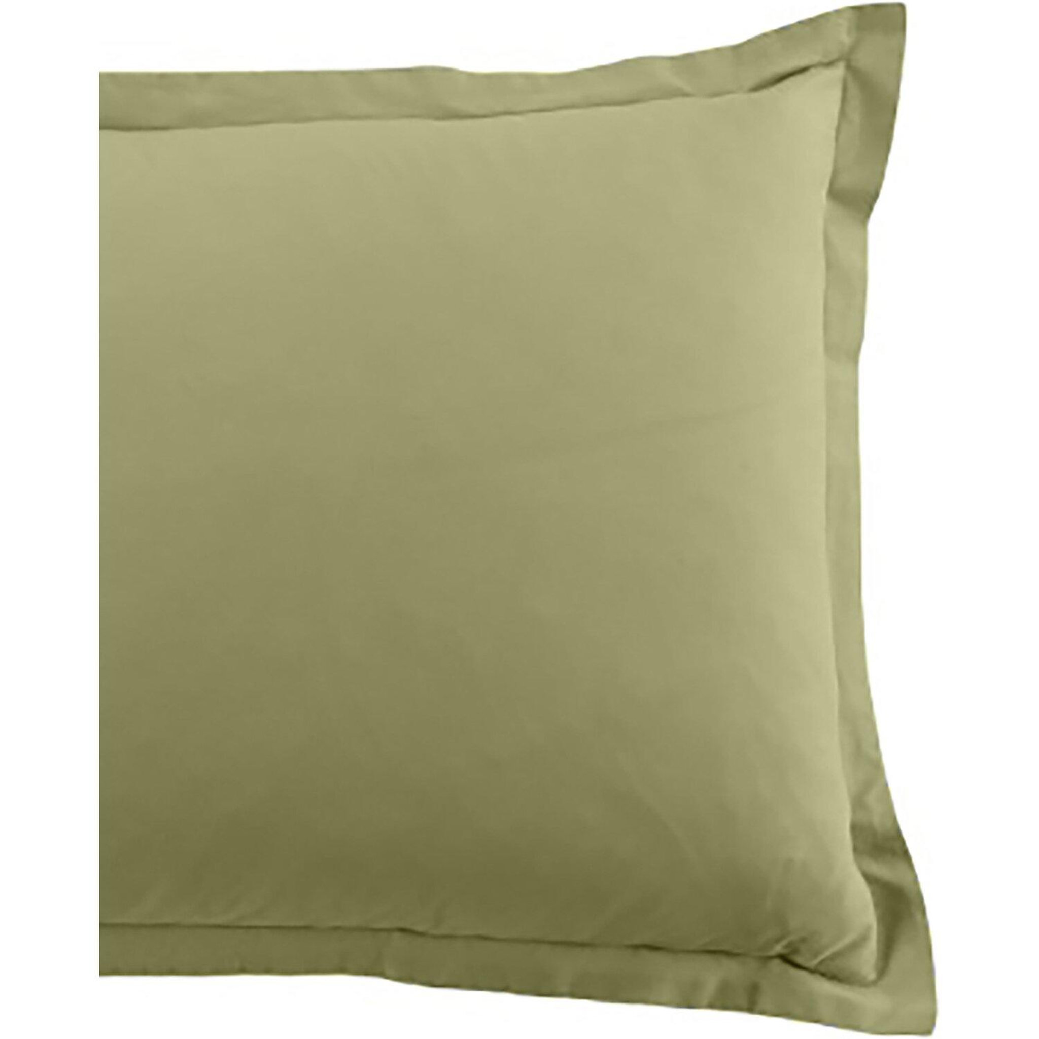 Voir la diapositive 2 : Home collection Paire de taies d'oreiller 100% coton 57fils