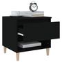 Voir la diapositive 4 : VIDAXL Tables de chevet 2 pcs Noir 50x46x50 cm Bois d'ingenierie