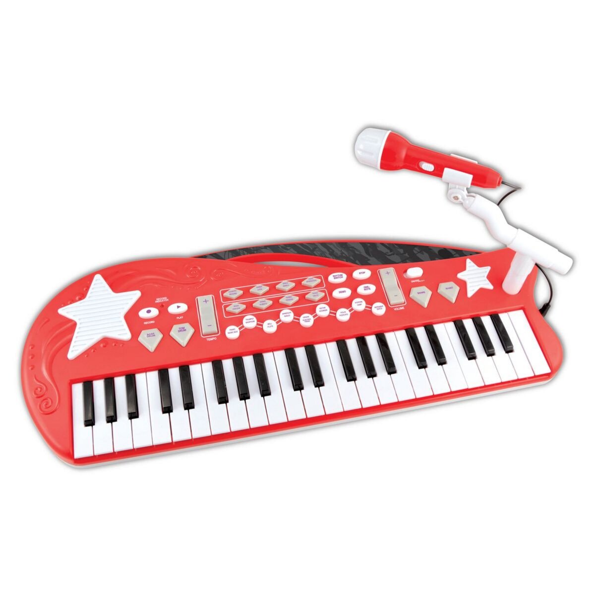 One Two Fun Piano électronique rouge pas cher 