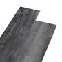 VIDAXL Planches de plancher PVC Non auto-adhesif 4,46 m^2 Gris brillant
