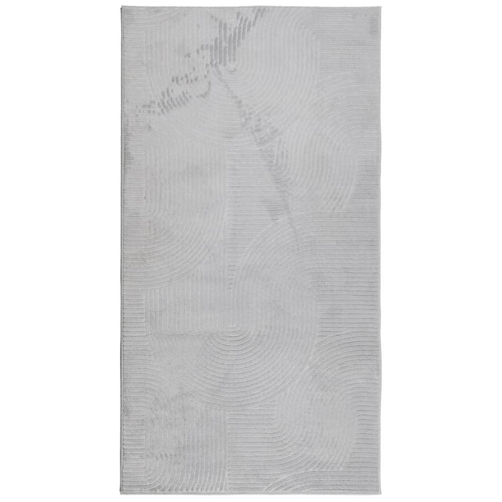 Voir la diapositive 2 : VIDAXL Tapis IZA poils courts style scandinave gris 80x150 cm