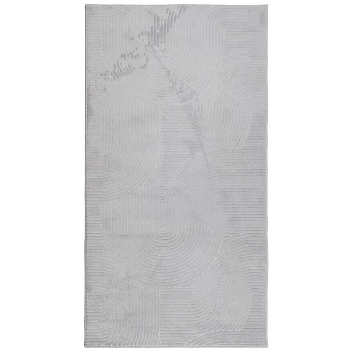 VIDAXL Tapis IZA poils courts style scandinave gris 80x150 cm