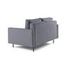 Voir la diapositive 4 : LISA DESIGN Charlie - canapé droit 2 places - en tissu